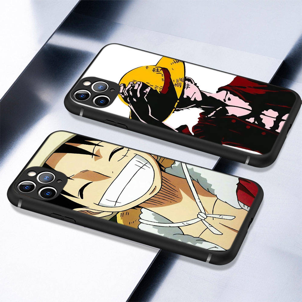 Чехол DT28 One Piece Luffy для OPPO Reno 8 6 5 4 Pro Find X3 A17 A31 A38 A40 A53 A54 A55 A74 A76 A78 A77 A80 A94 A95 A96 Lite черный мягкий чехол