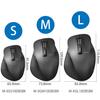 Беспроводная мышь ELECOM Quiet Grip M Size 5 Buttons Black M-XGM10DBSBK