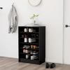 VidaXL Shoe Cabinet Black 60x35x92 Cm Chipboard 808946
