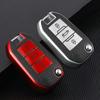 ТПУ кожаный автомобильный складной откидной чехол для ключей защитный чехол-держатель сумка для Citroen CACTUS C4L для Peugeot 508 301 2008 3008 408 аксессуары