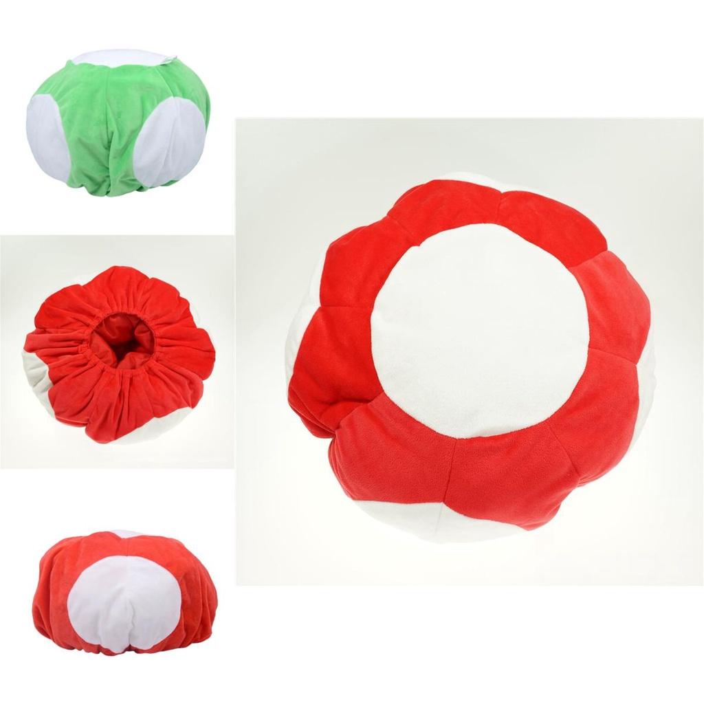 Cute Green And Red Mario Hat Plush Toy Doll For Kids And Adults
