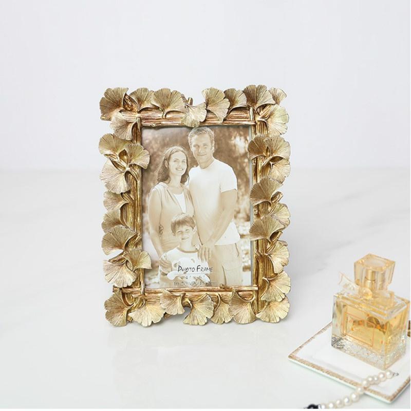 Новый европейский золотой лист гинкго 6 дюймов креативный узел свадебная фоторамка декоративные украшения