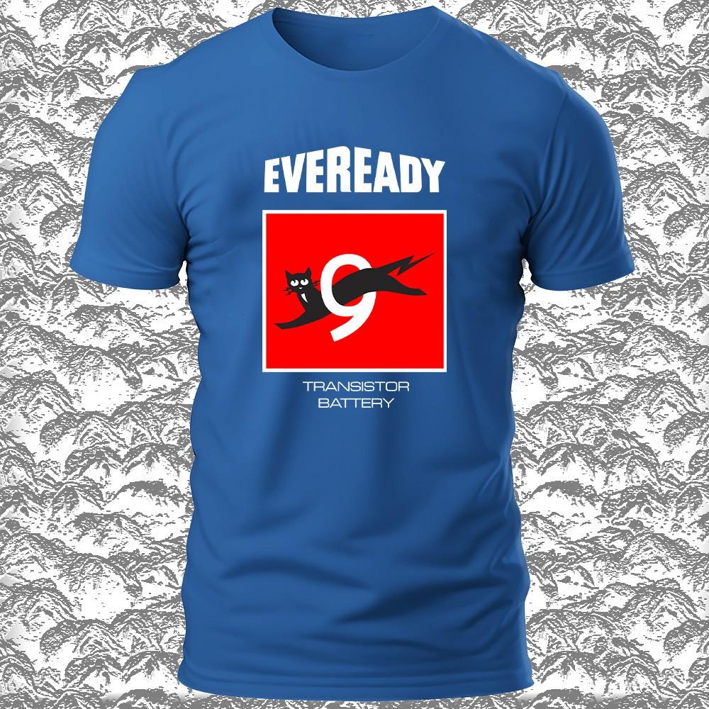 Новая батарейка Eveready Мужская футболка с логотипом S - 5XL Американская Забавная Сделано в США Унисекс Футболка