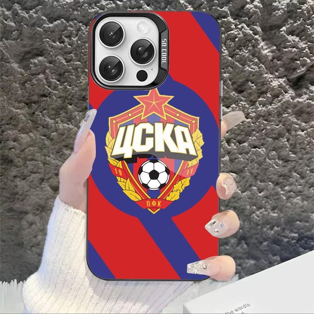Hot Russia PFC CSKA Moscow Phone Case For IPhone 16 15 14 13 12 11 Pro Max X XR XSMAX 8 7 Plus Matte Shockproof Back Cover