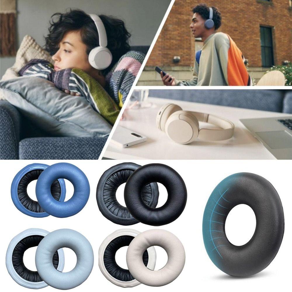Leather Ear Pads Noise-Cancelling Earbuds Cover Professional Ear Cushion Headphones Accessories