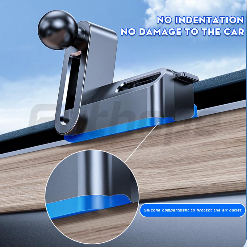 Futhope 17 мм 6-коготь панель приборной панели базовый телефон кронштейн на солнечной энергии для Tesla model 3 модель Y 4,0-7,2 дюйма держатель мобильного телефона