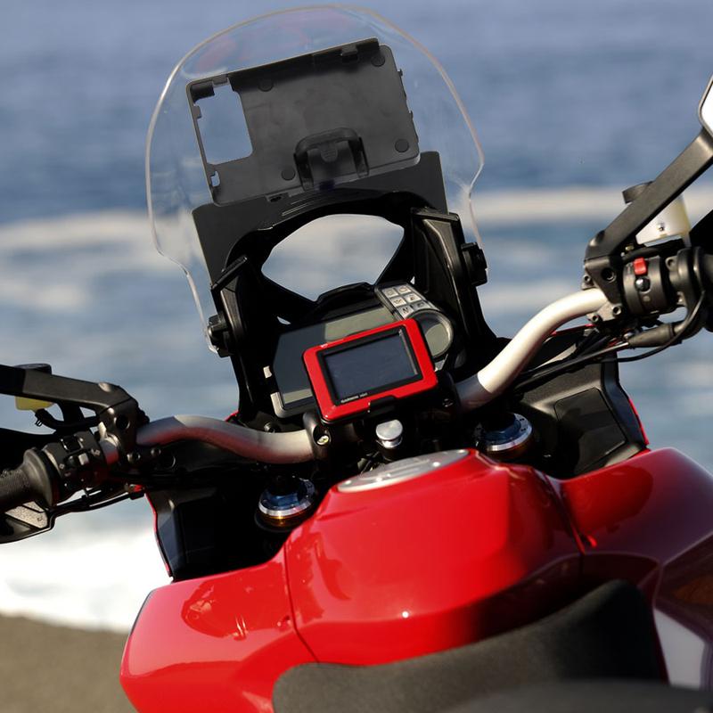 2010-2012 Для DUCATI MULTISTRADA 1200 MY Мотоцикл GPS СМАРТФОН Навигационная Пластина Держатель Адаптер Комплект