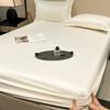 Ice Silk Fitted Sheet 90x200cm Multiple Sizes Bed Sheet Soft Satin Elastic Mattress Home Bedroom Bed Sheet with 360°Elastic Band