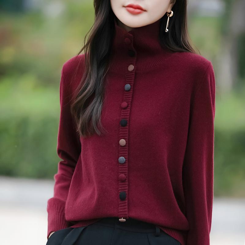 Женский легкий кардиган из 50% шерсти и 50% шелка Mulberry — универсальный трикотаж на все 4 сезона для комфорта и стиля в любое время года