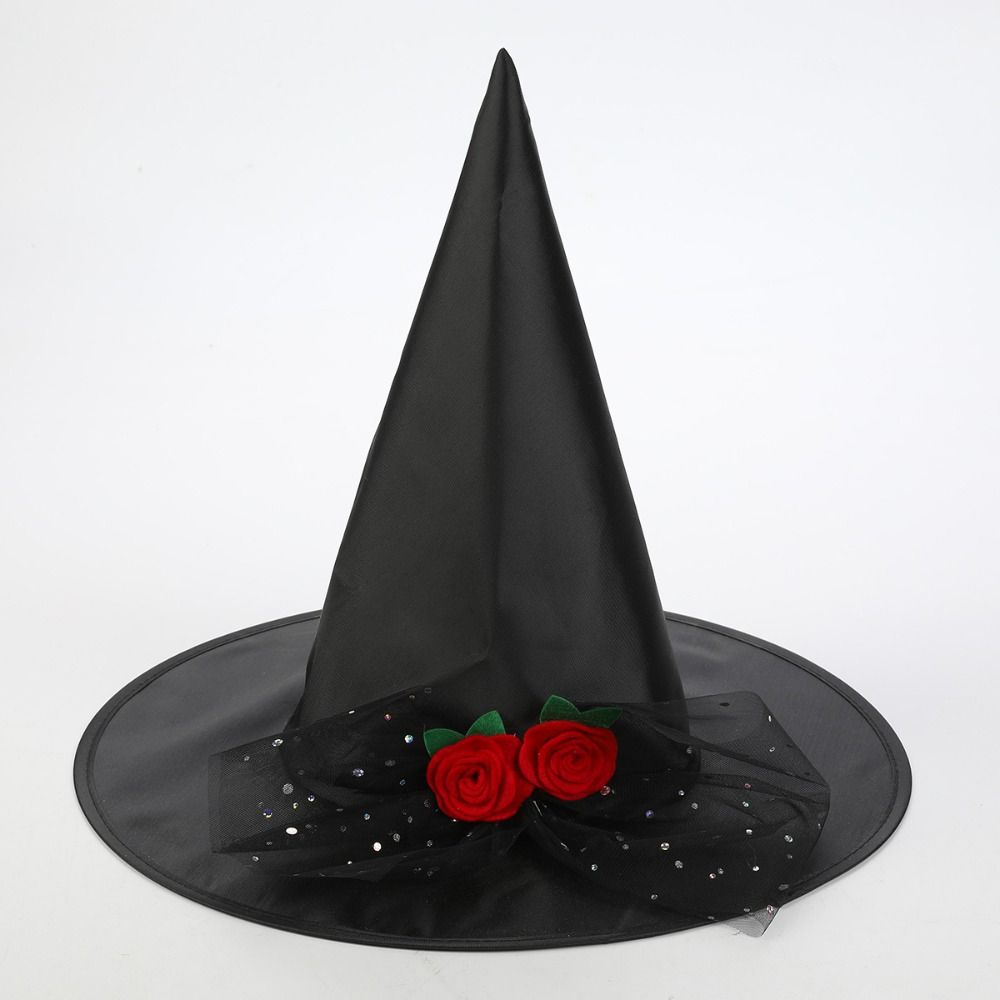 Винтажная шляпа ведьмы, портативный реквизит для косплея, фестивальное украшение, шляпа магической академии