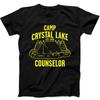 Camp Crystal Lake Funny Meme Film Music Gift Black Tee T Shirt 427