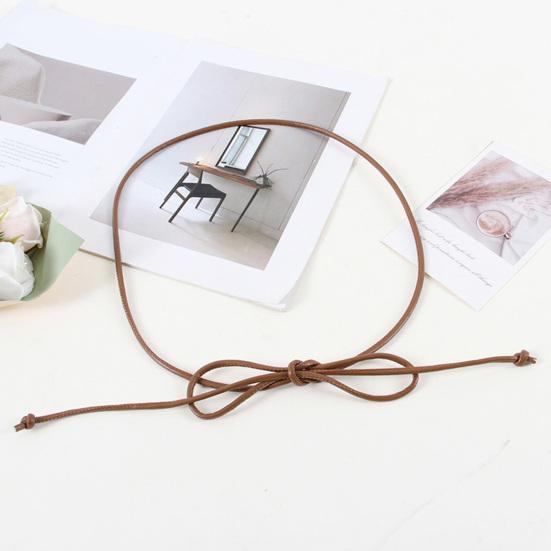 Женский ремень Имитация Тонкий ремень Пальто Пояс Повседневный Офисный Платья Рубашки Свитера Кожа Износостойкий