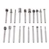 6/20pcs/Set 3mm Wood Drill Bit Nozzles for Dremel Attachments HSS Stainless Steel Wood Carving Tools Set Woodworking