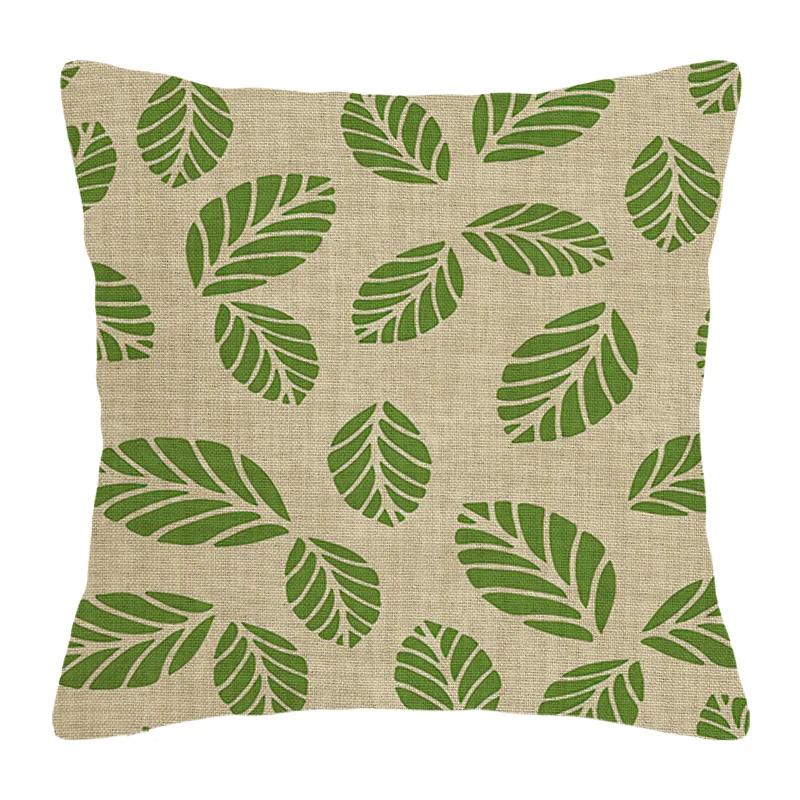 Декоративная подушка для дома, декор гостиной, наволочка для диванной подушки, чехол на подушку 45*45 40*40 60x60см 45x45см 50x50см бохо растение лист