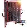 DOKIO Panneau Solaire 100W 12V Monocristallin Pliable Avec Inverseur Solaire