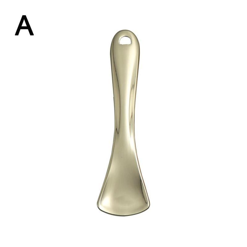 Ложка для массажа глаз, ложка для снятия усталости глаз, металлическая ложка для крема для лица, косметический массажный совок для смешивания, портативная косметическая лопаточка P7O5