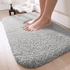 Velvet Bathroom Thickening Mat Bath Non-slip Carpets In Wash Basin Bathtub Side Floor Rug Shower Room Doormat Memory Foam 3D Pad