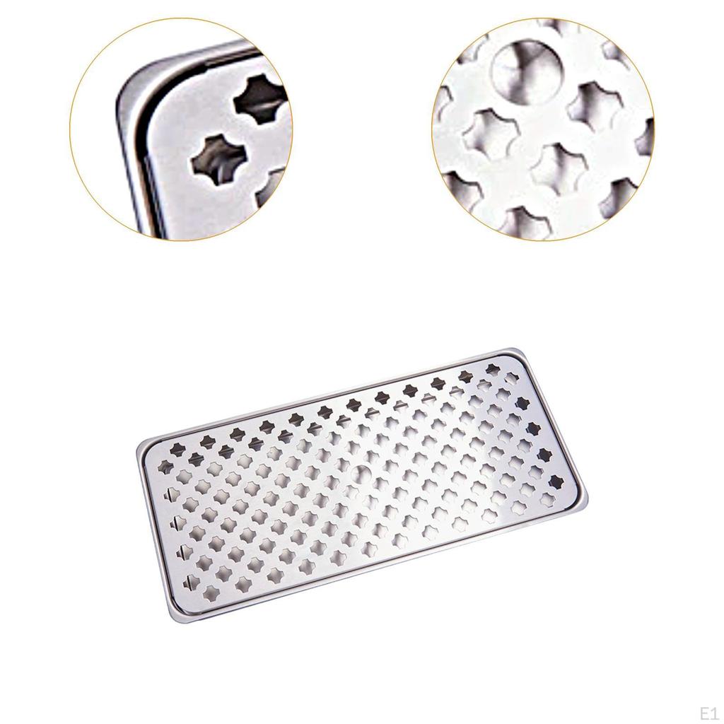 Поддон для сбора капель пива, аксессуар для бара с напитками, дренажная пластина, кегератор, полированный