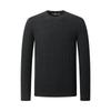 SEPTWOLVES Men's Textured Crew Neck Long Sleeve Knit Sweater
