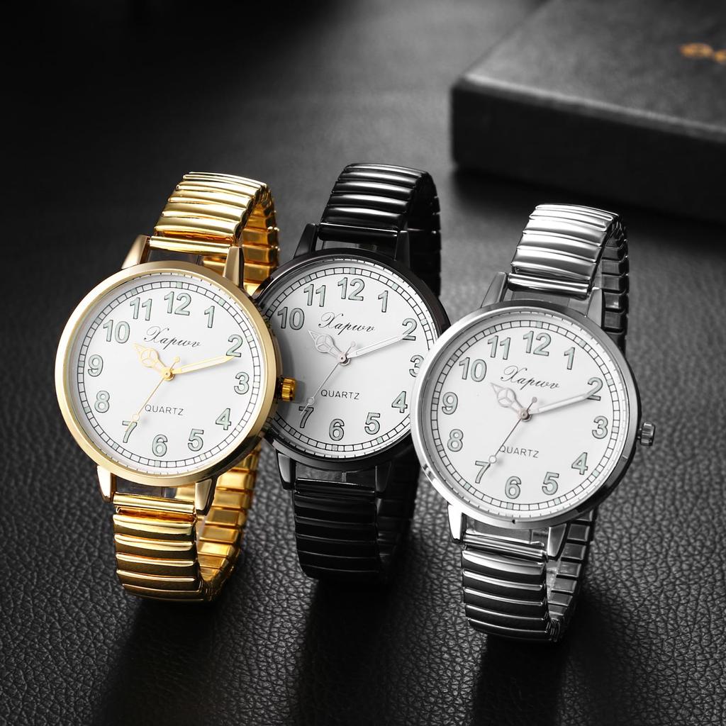 Аналоговые, один размер, модные часы из нержавеющей стали для поездок на работу или в школу, белые, наручные женские часы, светящиеся, дисплей, водонепроницаемые