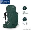 Рюкзак Osprey Aether Plus 60 axo green (Herren)