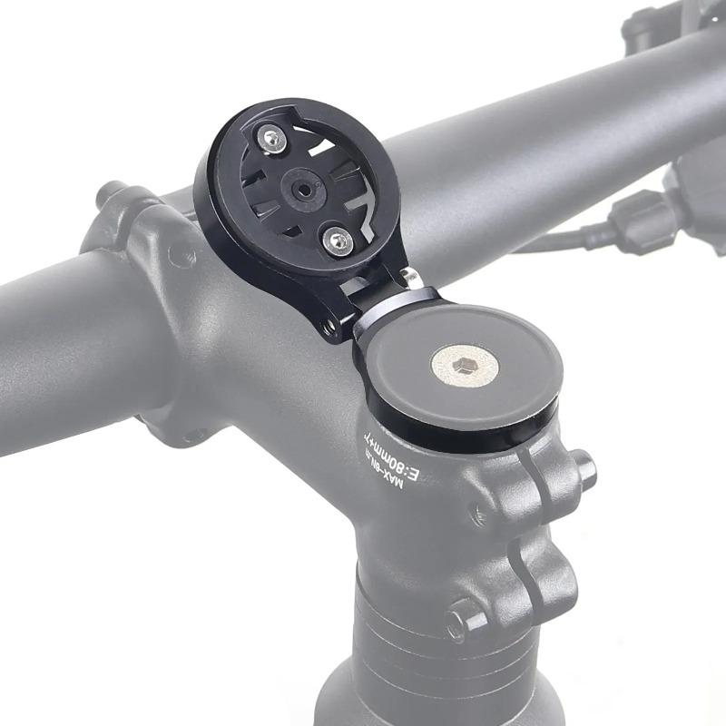 Bicycle Computer Holder Bike Stopwatch GPS Mount Stem Top Cap Computer Holder Phone Holder For Garmin Bryton Cateye Wahoo