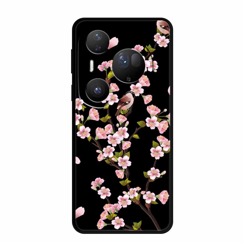 Для Huawei Pura 80 Ultra 5G Чехол Coque Мультяшный Кот Расписной Черный Силиконовый Мягкая Задняя Крышка Для Huawei Pura 80 Ultra Чехлы Оболочки