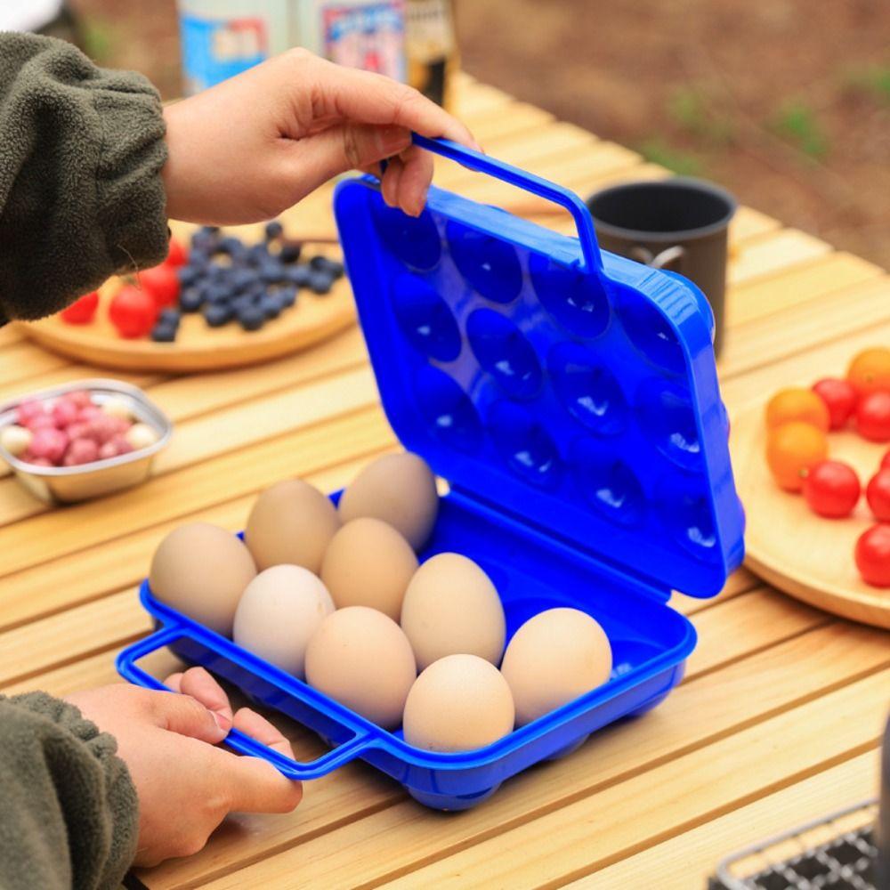 Outdoor Camping Storage Boxes Picnic Fridge Egg Tray Storage Case Egg Box Egg Container Egg Holder