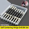 Puncher Hinge Self Centering Hinge Twist Drill Bits Doors Screw Hole Saw Woodworking Reaming Cabinet Tapper Tool Hardware Sets
