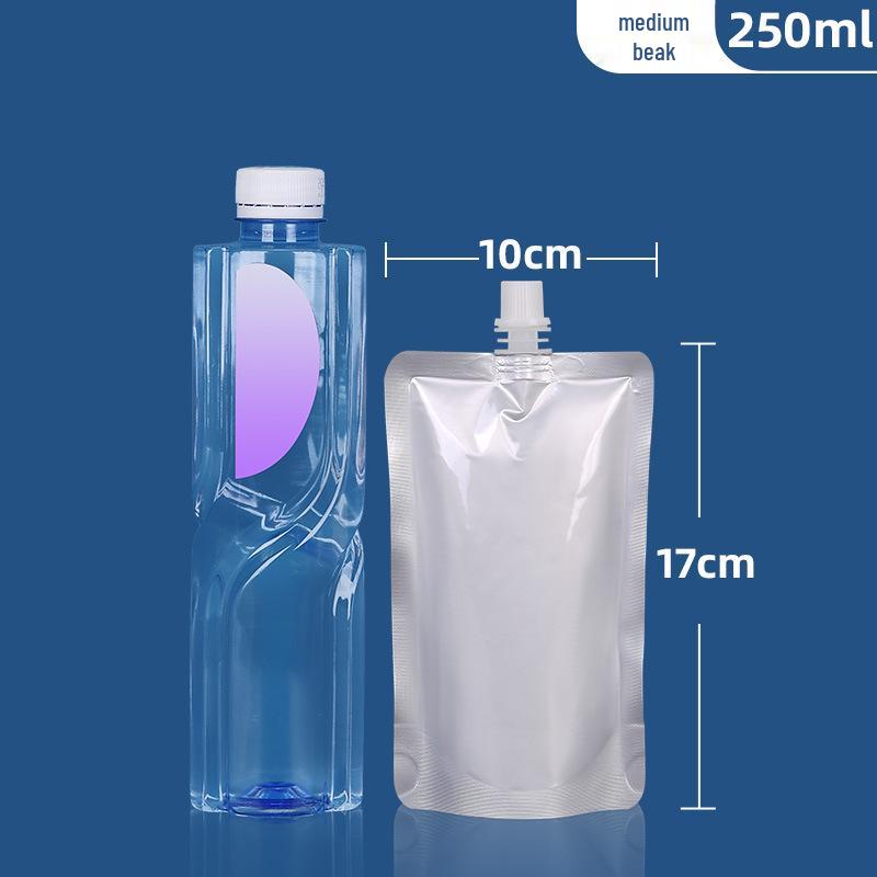 Пакет с носиком из алюминиевой фольги для жидкостей: Пакет дой-пак для супа, соевого молока и соусов