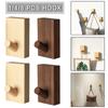 Wood Hook Nail Free Hook Retro Wall Hanging Wall Hanging Nordic Log Hook