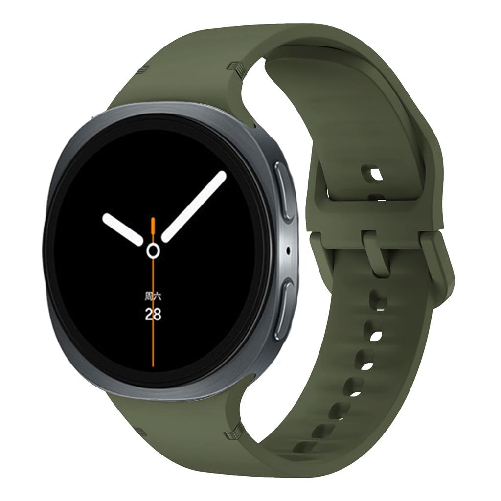 Спортивный силиконовый ремешок для Samsung Galaxy Watch 8 Ремешок 44 мм 40 мм Аксессуары correa pulseira Браслет Galaxy Watch 8 classic 46 мм