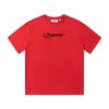 Cross-border new graffiti letter printing European and American street trendy brands loose and versatile casual men's and women's short-sleeved round