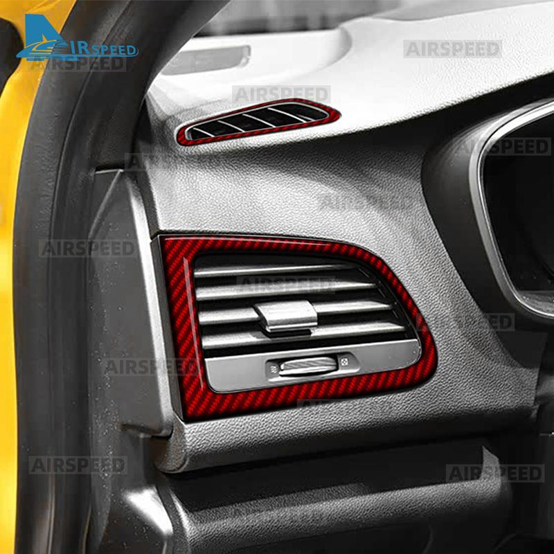 Soft Carbon Fiber Sticker For Renault Megane 4 2016 2017 2018 -2025 Car Center Console Side Air Outlet