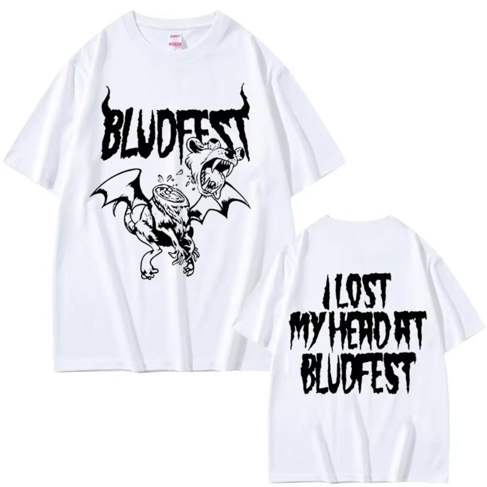 Певец Yungblud Bludfest 2025 Мерч Футболки Мужские Женские Мода Рок Футболки с коротким рукавом Мужские Повседневные футболки