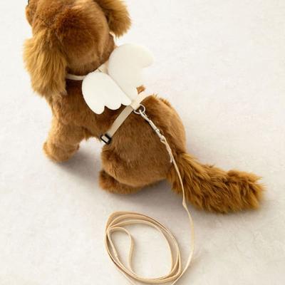 [Pet] Комплект шлейки Angel Wing бежевый