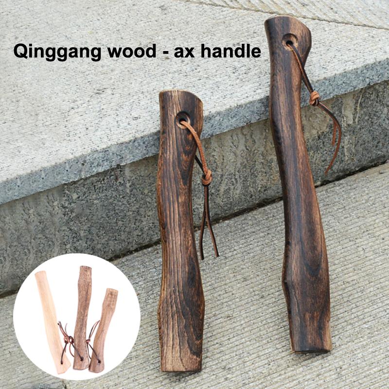 Sturdy Solid Wood Short Axe Handle Replacements For Garden Tools And Outdoor Use Handmade Axe Handle Parts