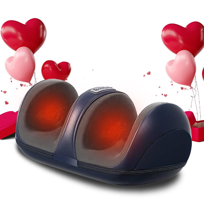 Массажер для стоп и ног Шиацу - Вилка США 110 В-130 В, Глубокий массаж, Функция нагрева, Без запаха, Идеальный подарок, Рождество Г