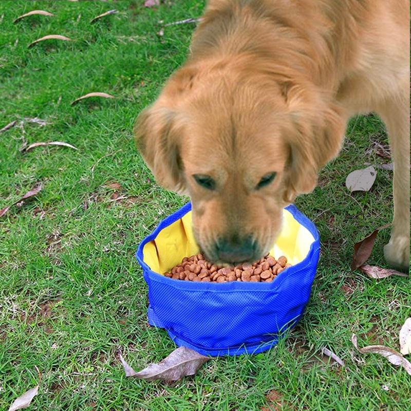 Контейнер для питья для собак большого объема, складная миска для воды для собак, сумка для хранения еды