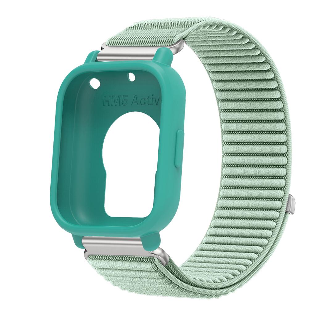 Чехол+Ремешок для Redmi Watch 5 Active/Lite Силиконовый чехол Нейлоновый ремешок для Redmi Band 5 Lite/Active Спортивный браслет Защитная пленка для экрана