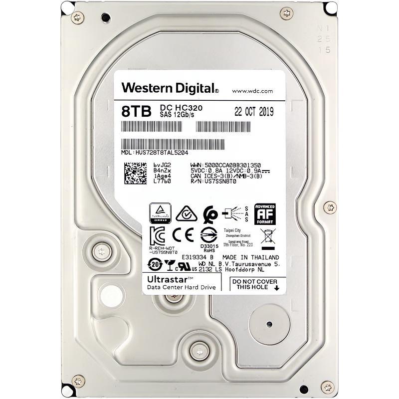 WD 8 ТБ DC HC320 Корпоративный SAS HDD