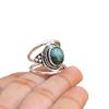 Кольцо с малахитовым драгоценным камнем, дизайнерское кольцо ручной работы, серебряные украшения, кольцо для женщин, серебро 925 пробы