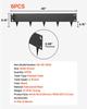 Galvanized Steel Landscape Edging, 6-Pack 1016 x 207 mm Metal Edging for Landscaping with Gloves, Easy-to-Install, Heavy Duty Metal Garden Edge Border