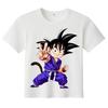 Dragon Ball Kids White Cotton T Shirt Son Goku Baby Short Sleeve Tees Shirt Cartoon Boy Girl Summer Clothes Kawaii  Tops Gifts