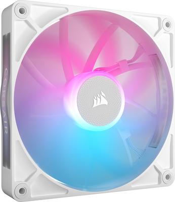 CORSAIR iCUE LINK RX140 RGB Комплект расширения 140мм ШИМ Вентилятор для корпуса ПК Одинарная упаковка Белый CO-9051023-WW