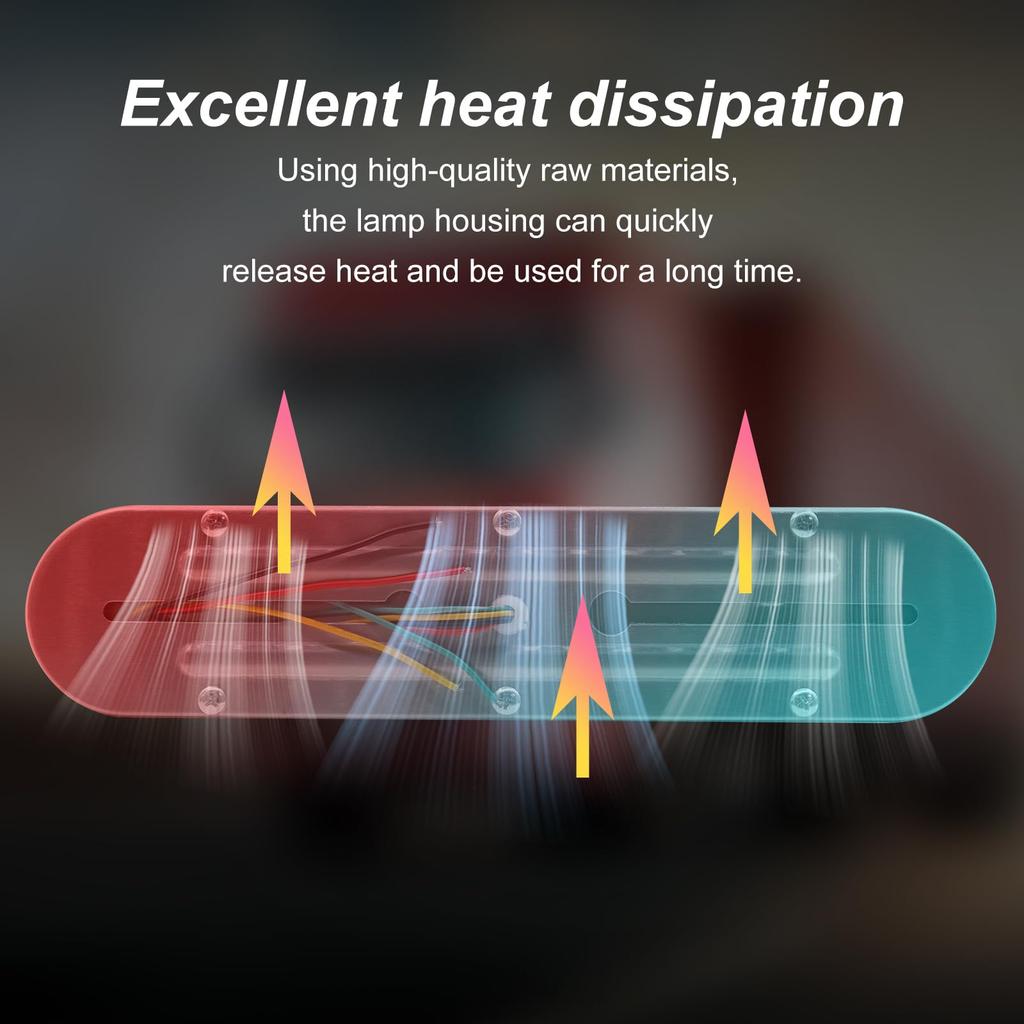 Ygmylandbb Светодиодный задний фонарь для грузовика 24 В, последовательный бегущий указатель поворота, 74 светодиода, светодиодный задний фонарь, задний комбинированный фонарь для лодок, универсальный комплект светодиодных задних фонарей
