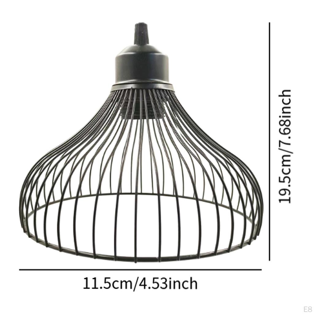 Hollow Metal Pendant Shade, Industrial for Dining Space and Teahouse