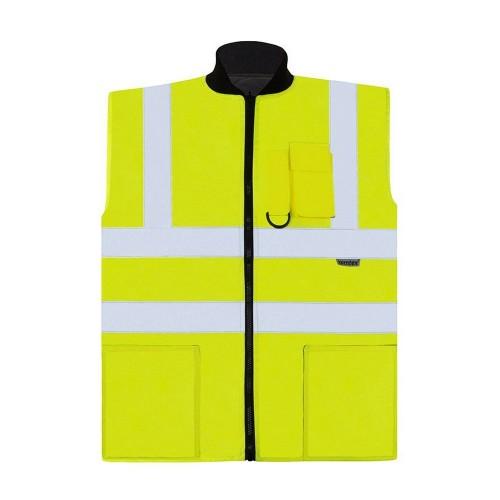 Korntex Mens Ural Hi-Vis Reversible Safety Body Warmer