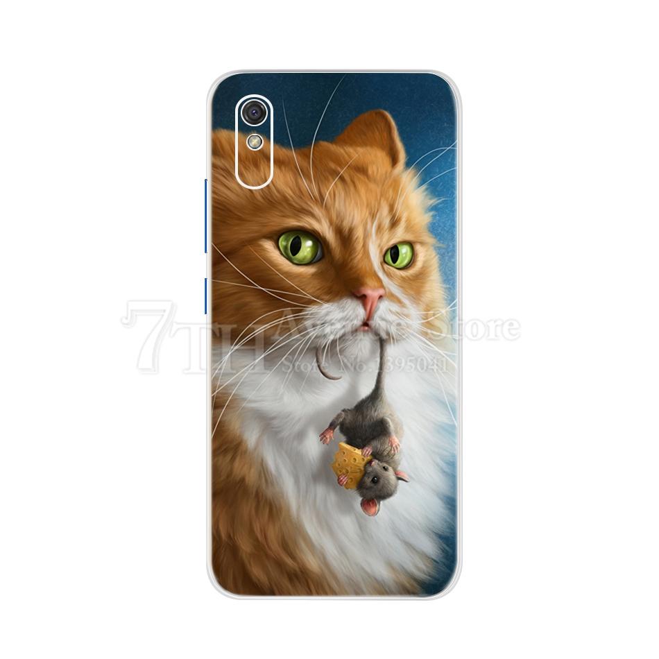 For Xiaomi Redmi 9A 9C 9 Case Cute Cat Printed Soft Silicone TPU Back Cover For Redmi 9A Phone Case Redmi 9C Redmi9 Bumpers