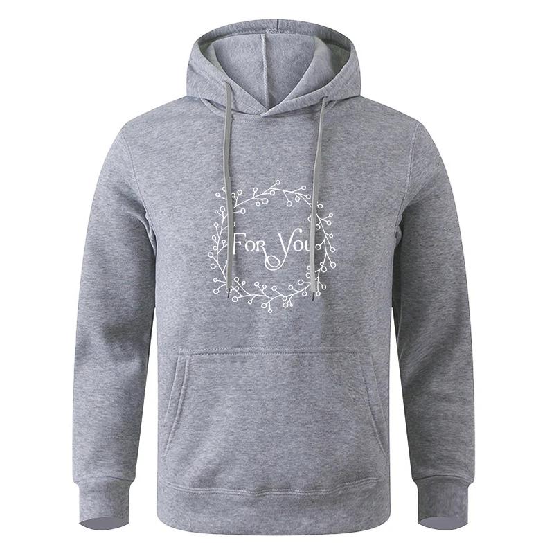 Spring Men's Autumn Solid Color Casual Oversize Black Pullover Hoodie Sweatshirt For Male And Women